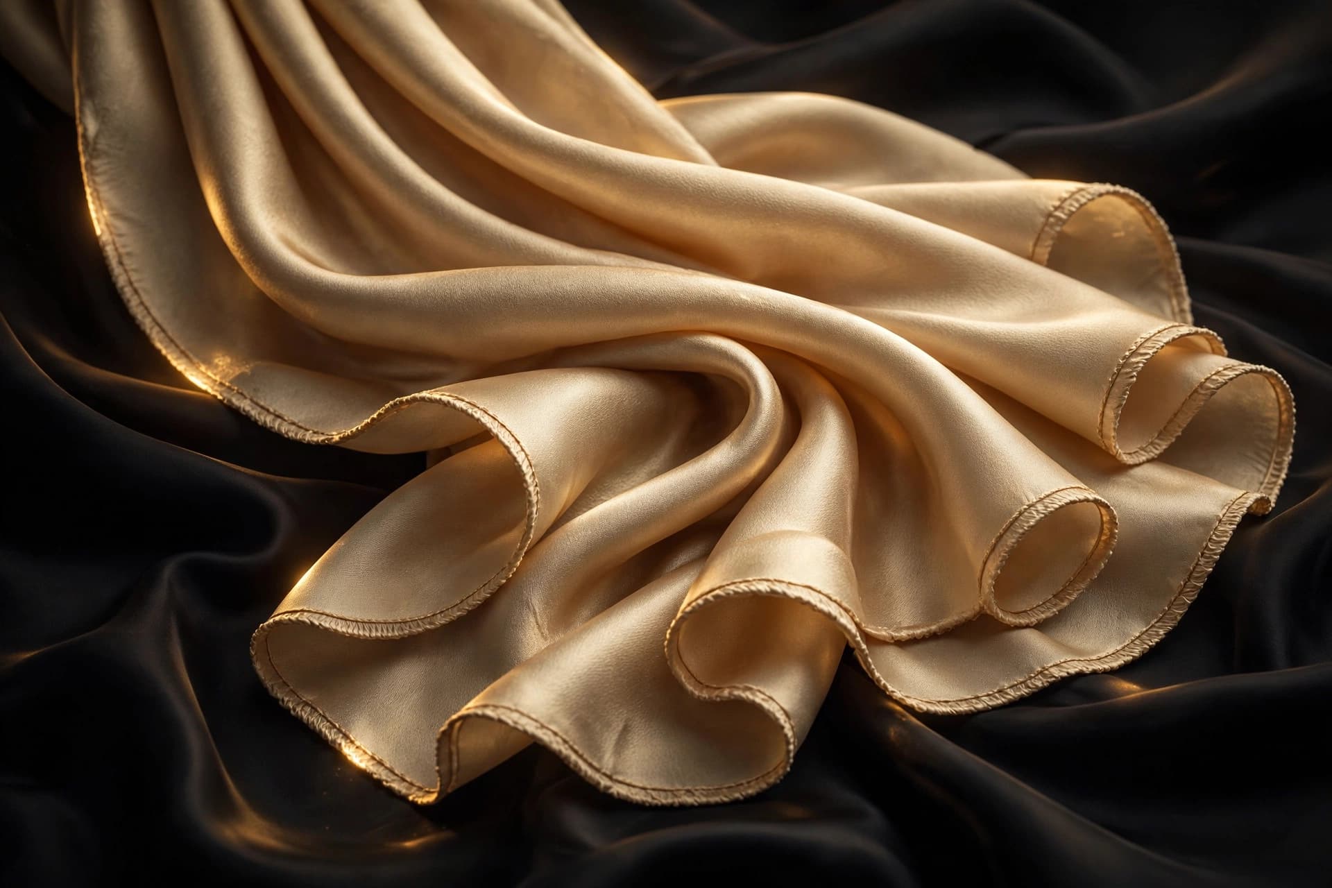 Aurelia silk scarf detail