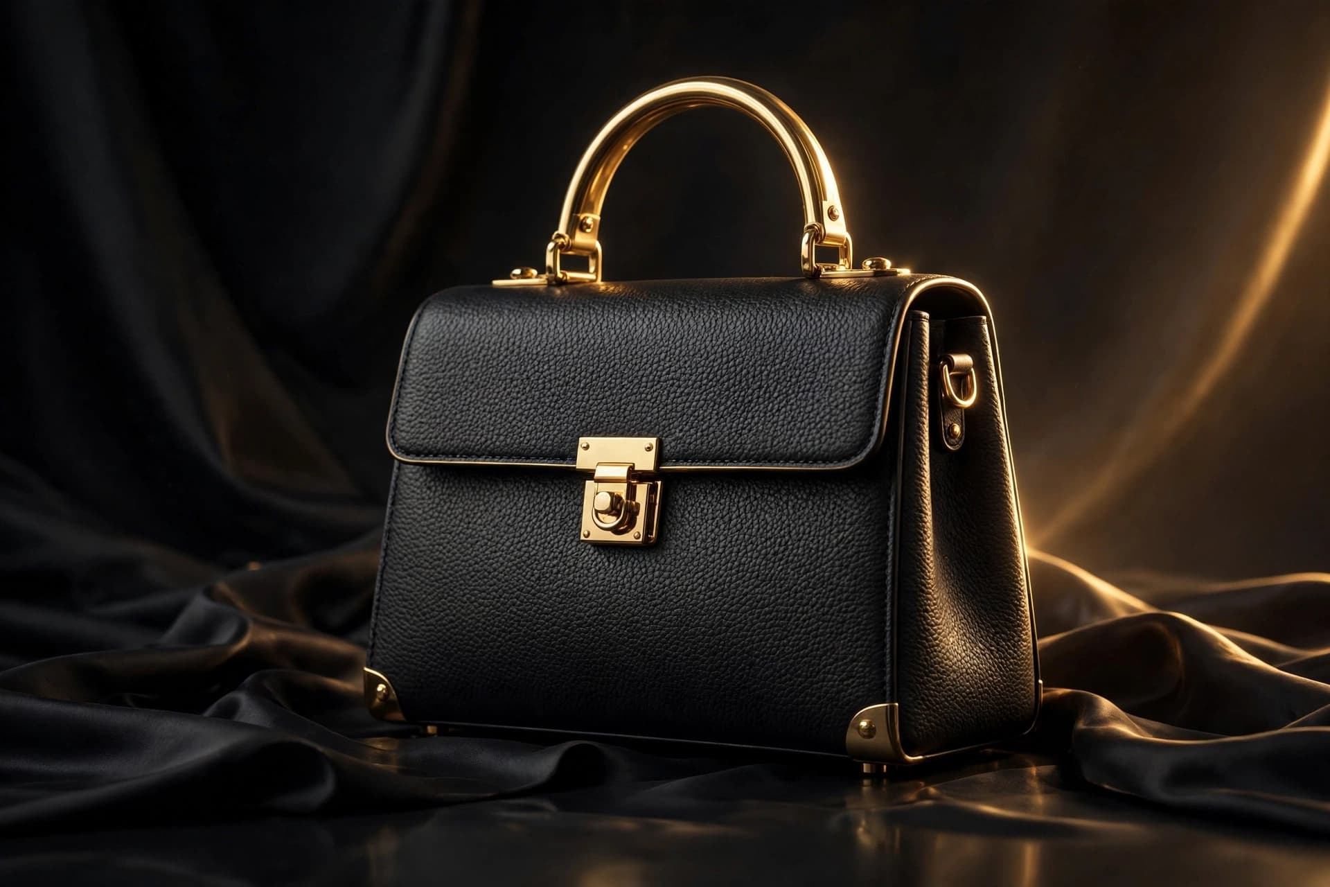 Noir elegance handbag